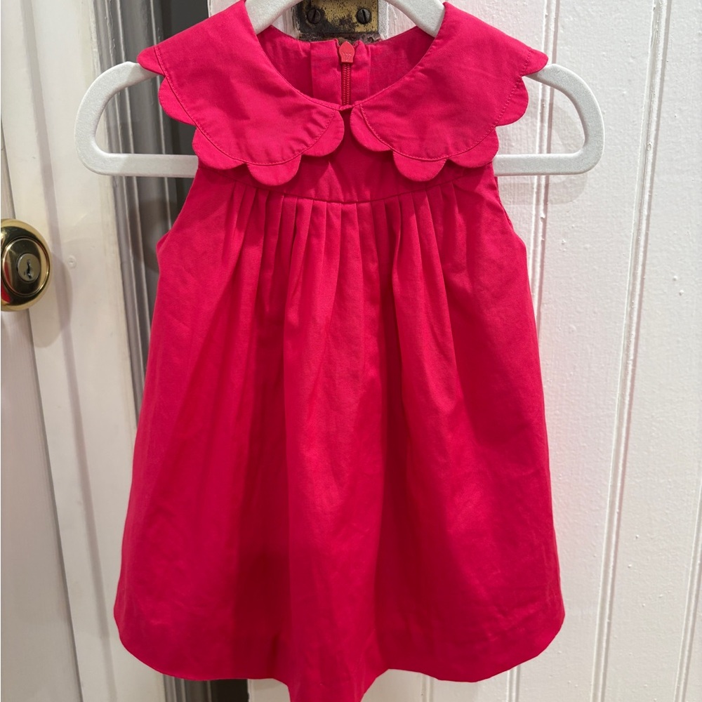 Jacadi Baby Dress in Vibrant Pink
